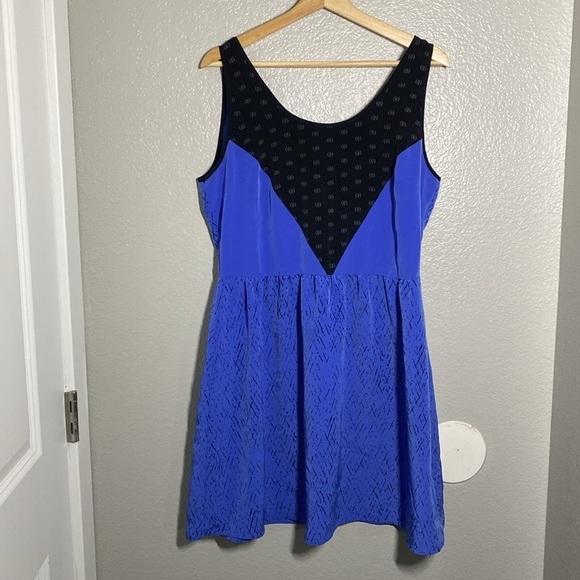 Attention Blue Mini Dress - Picture 2 of 8